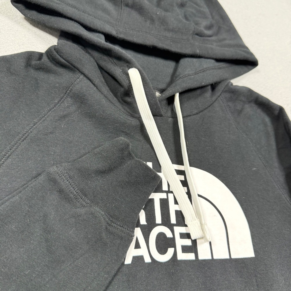 The North Face Womens Black Half Dome Logo Pullover Hoodie Sweatshirt Small